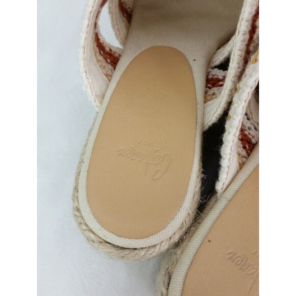 Castañer Elegant Cream Espadrille Wedge Sandals EU 39 US 7.5 Castaner - Picture 11 of 13